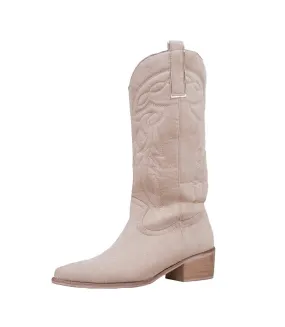 Botte de cowboy desert femme kaki Where's That From