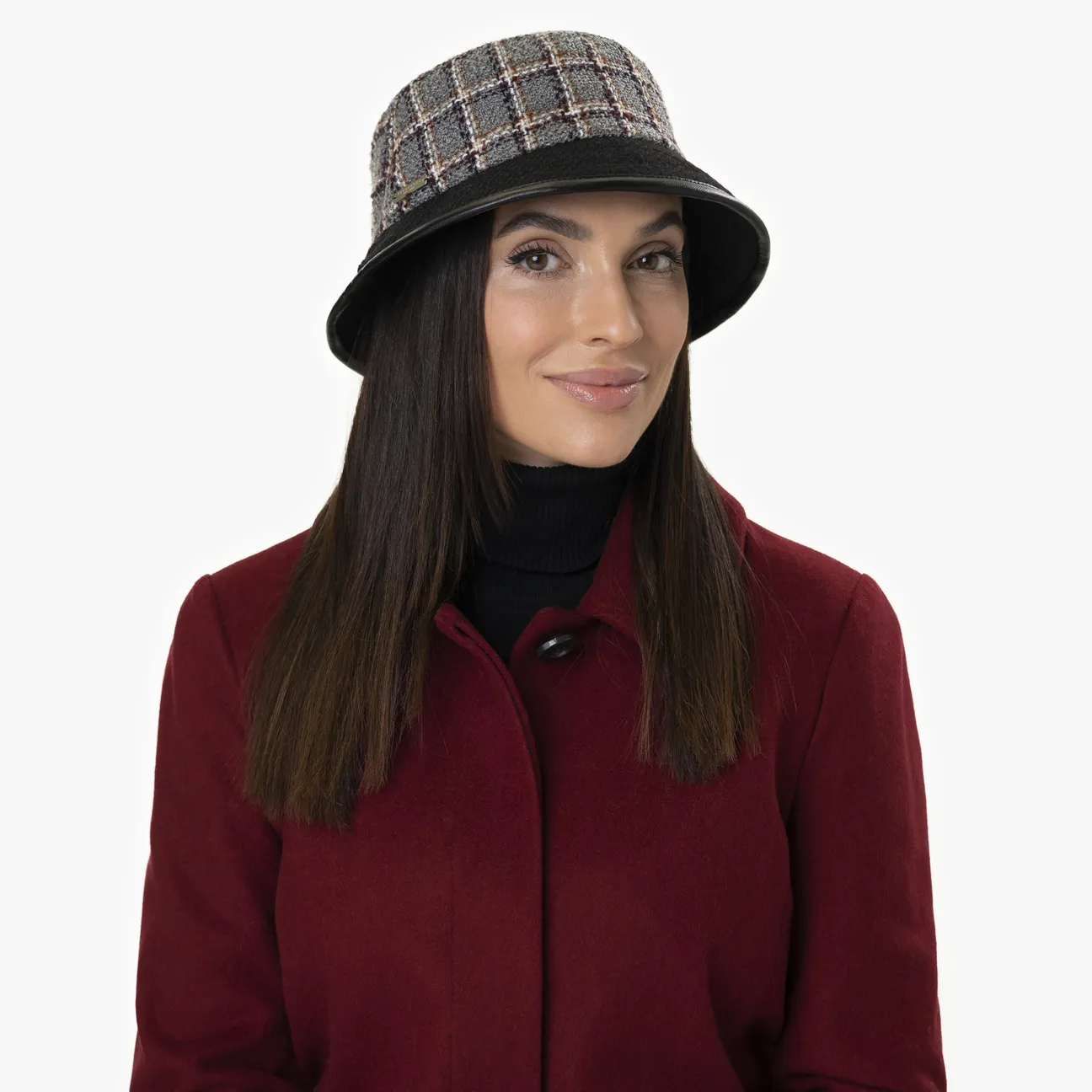 Chapeau Bob Denisa Check Bucket by Seeberger --> Chapeaux, casquettes & bonnets en ligne ▷ Chapeaushop