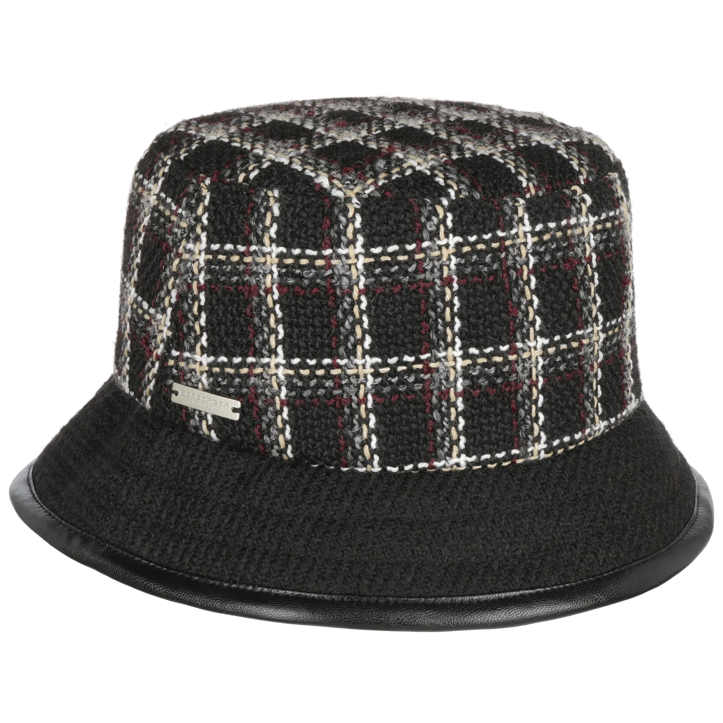 Chapeau Bob Denisa Check Bucket by Seeberger --> Chapeaux, casquettes & bonnets en ligne ▷ Chapeaushop