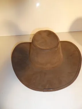 Chapeau de cowboy western en cuir véritable 