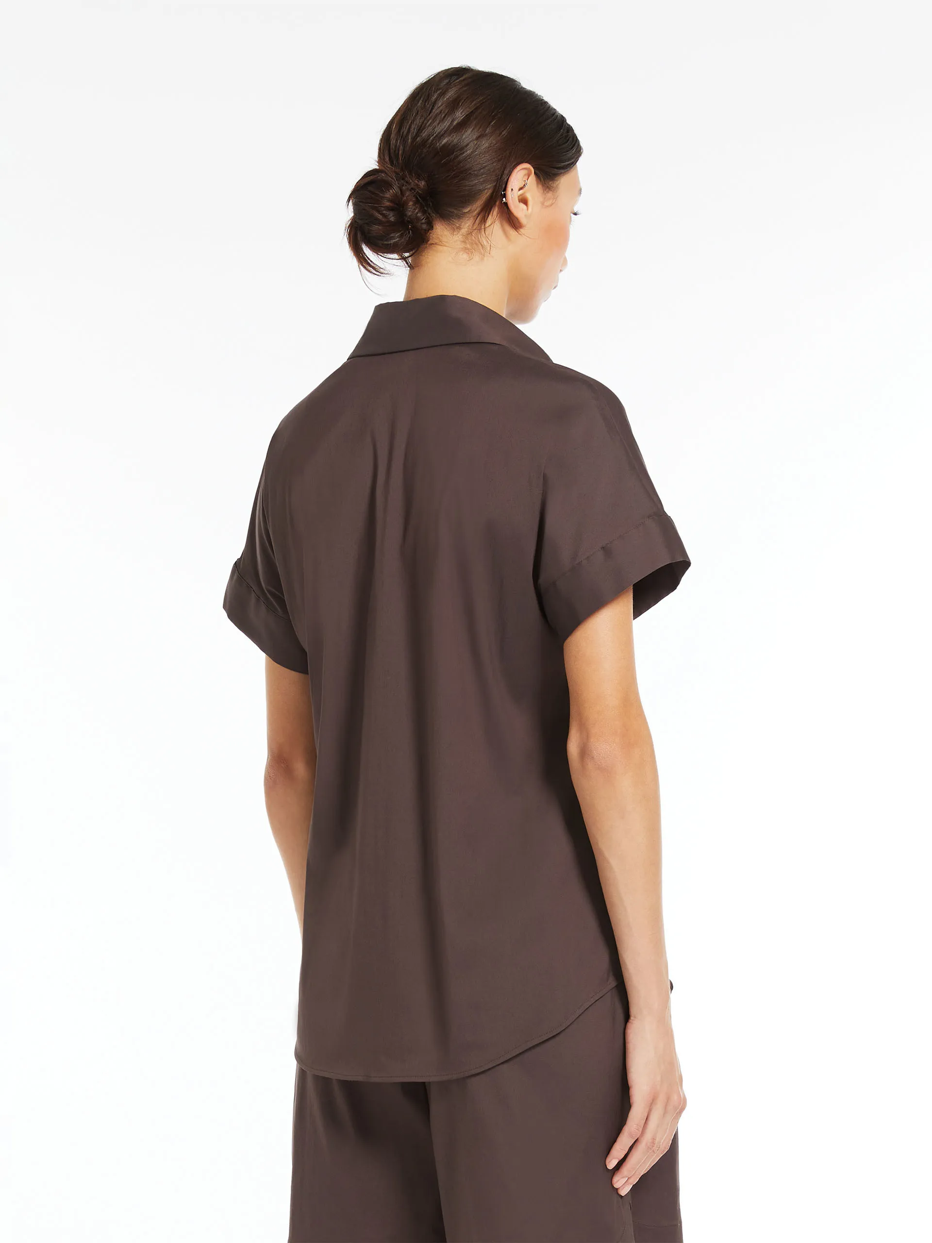 Chemise en popeline stretch