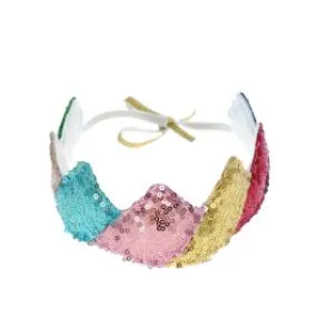 Couronne sequins multicolores Mercredi et Patati - Le petit Souk