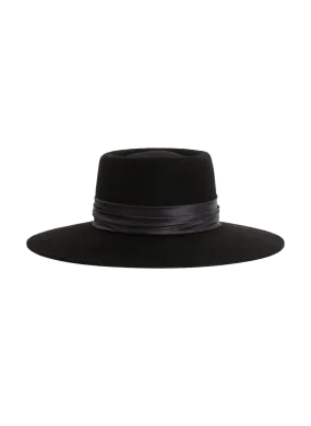 DILARA LATROUS  Chapeau en laine  - Noir