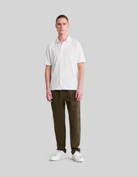 Jogging CROPPED kaki Lyocell® Homme