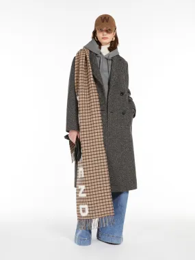 Manteau en tweed de laine