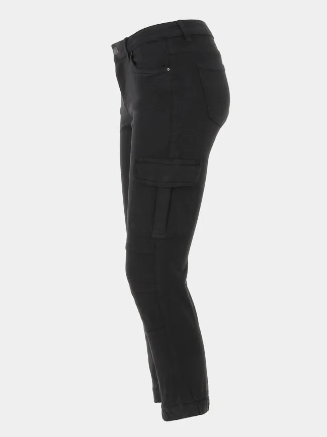 Pantalon cargo missouri noir femme - Only | wimod