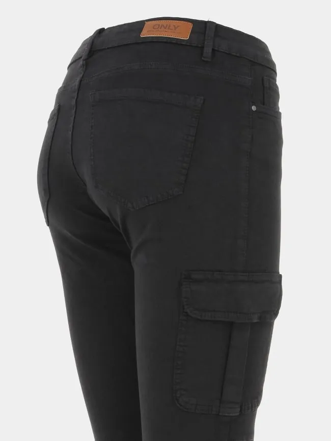 Pantalon cargo missouri noir femme - Only | wimod