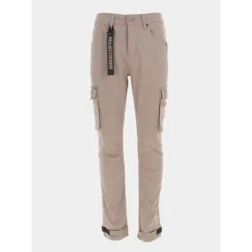 Pantalon cargo sangle marron homme - Project X Paris | wimod