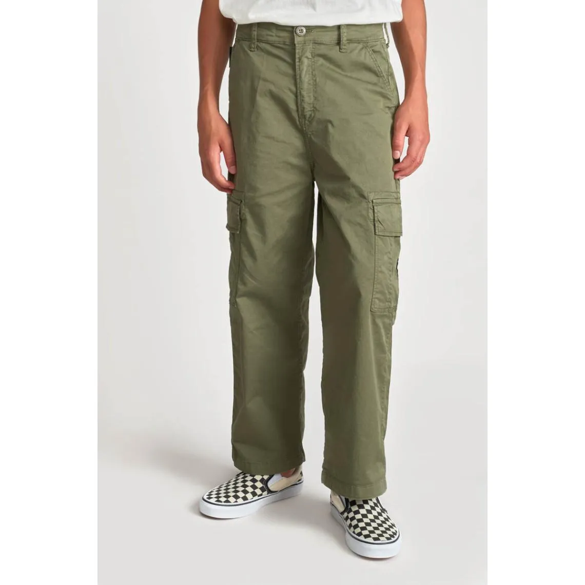 Pantalon cargo TRITON kai Jarl kaki en coton | 3 Suisses