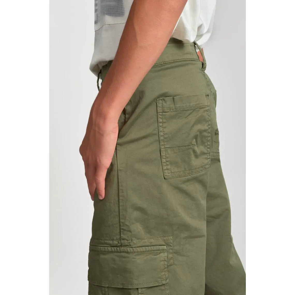 Pantalon cargo TRITON kai Jarl kaki en coton | 3 Suisses