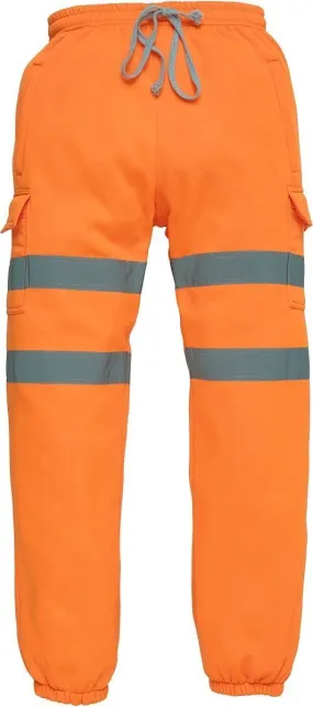 Pantalon de jogging haute visibilité - Homme - YHV016T - orange fluo 