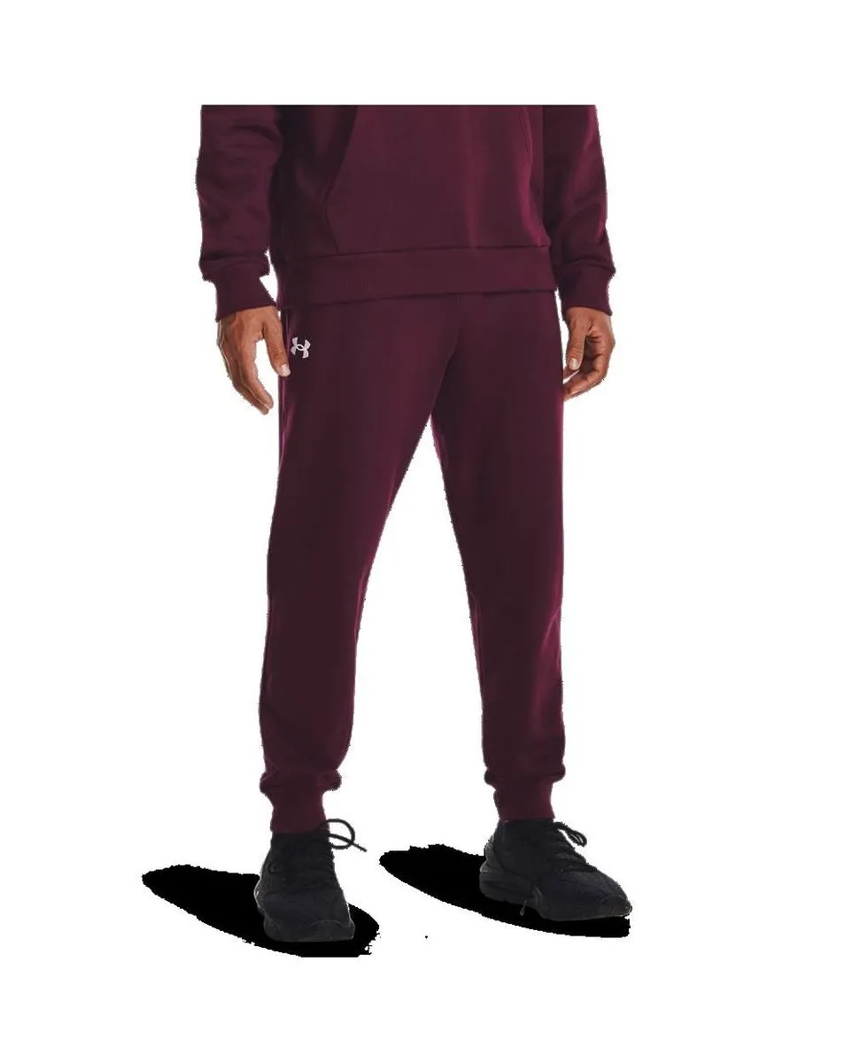 Pantalon de jogging Homme UA RIVAL FLEECE JOGGERS Bordeaux