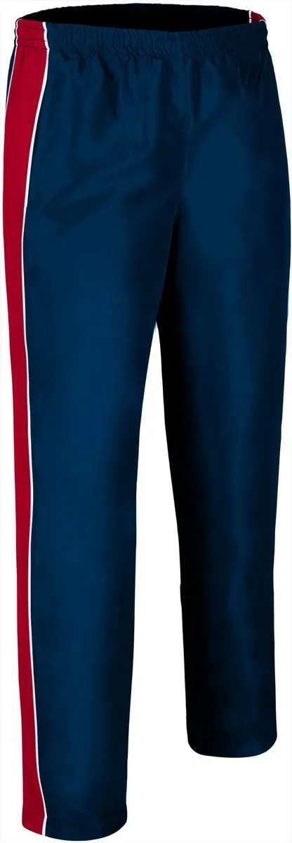 Pantalon jogging bicolore homme - TOURNAMENT - bleu marine et rouge 