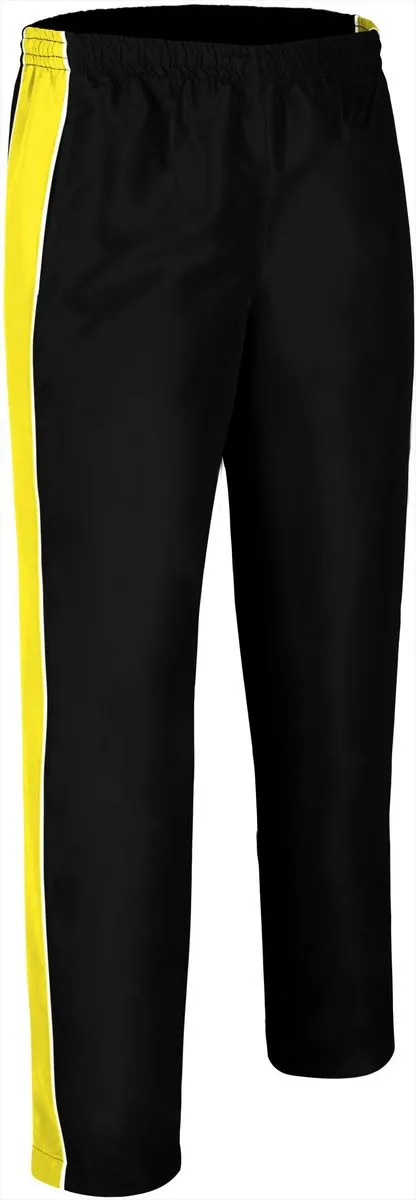 Pantalon jogging bicolore homme - TOURNAMENT - noir et jaune 