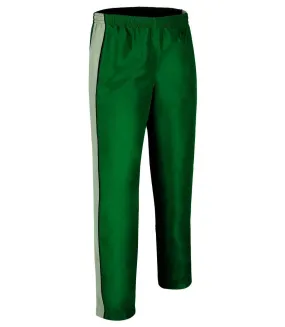 Pantalon jogging bicolore homme - TOURNAMENT - vert bouteille et sable