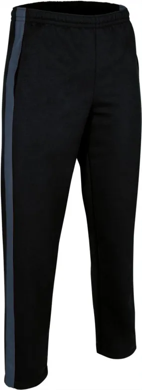 Pantalon jogging homme avec bande contrastée - PARK - noir et gris charbon 