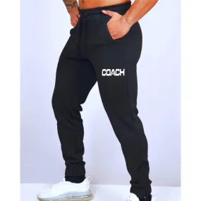 PANTALON TECH JOGGING COACH NOIR HOMME | YALOUZ SPORT