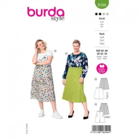 Patron jupe trapèze Femme grande taille - Burda n°6104