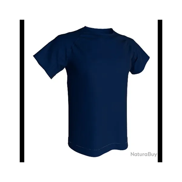 T-shirt Technique 100% polyester ACQUA ROYAL Bleu marine 01