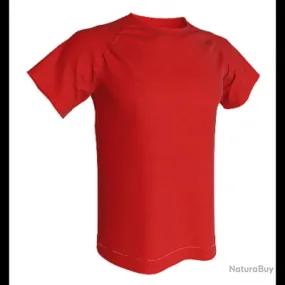 T-shirt Technique 100% polyester ACQUA ROYAL rouge